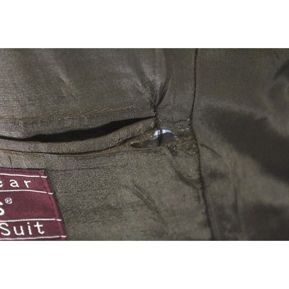 vintage 80s mens brown Levis knit blazer jacket sport suit coat‎ retro 42 L